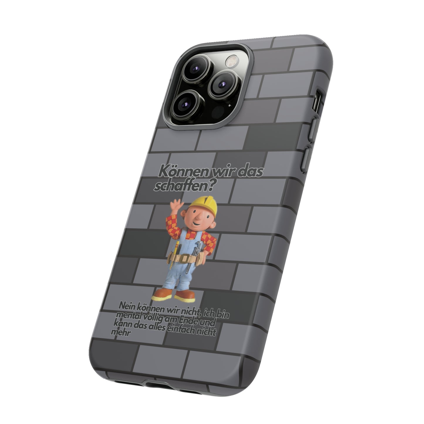 "Können wir das schaffen?" Premium Quality Phone Case