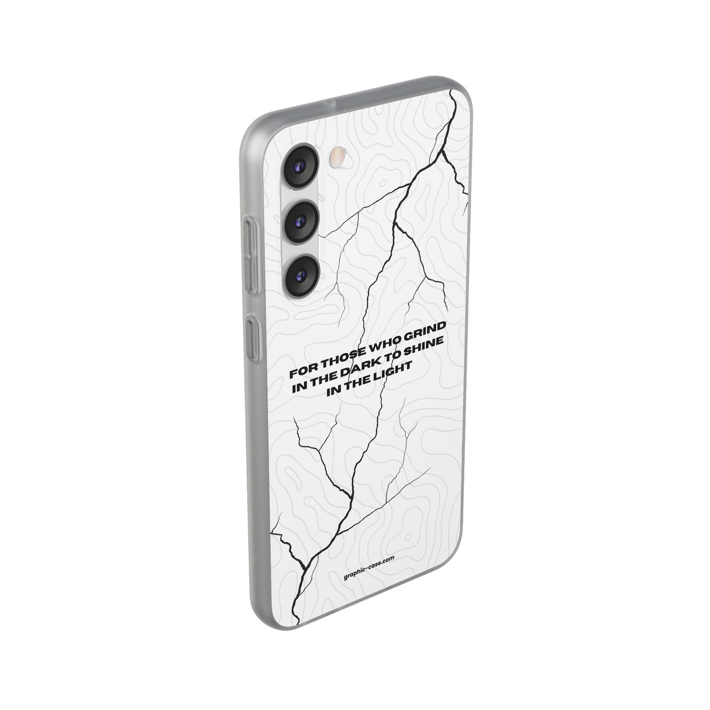 "For those who grind in the dark to shine in the light" High Quality Phone Cases