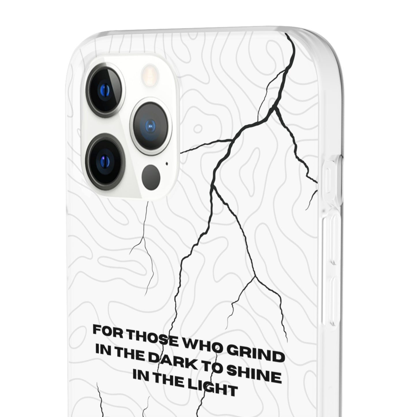 "For those who grind in the dark to shine in the light" High Quality Phone Cases