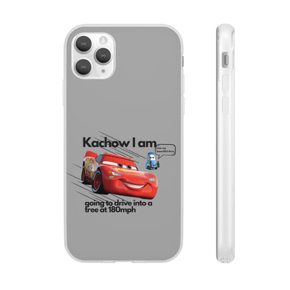 "Kachow into a tree" High Quality Phone Case