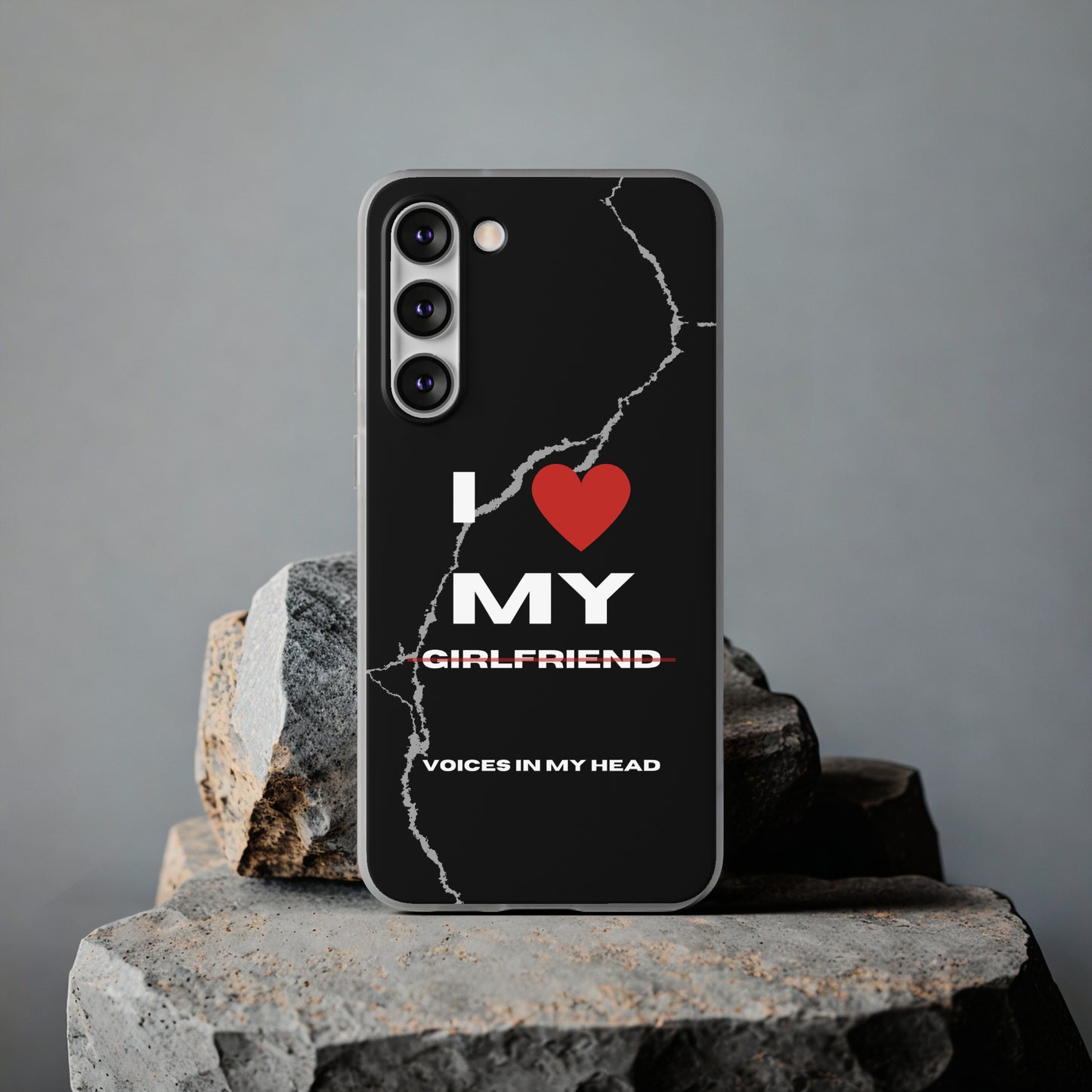 "I love my voices in my head" High Quality Phone Case