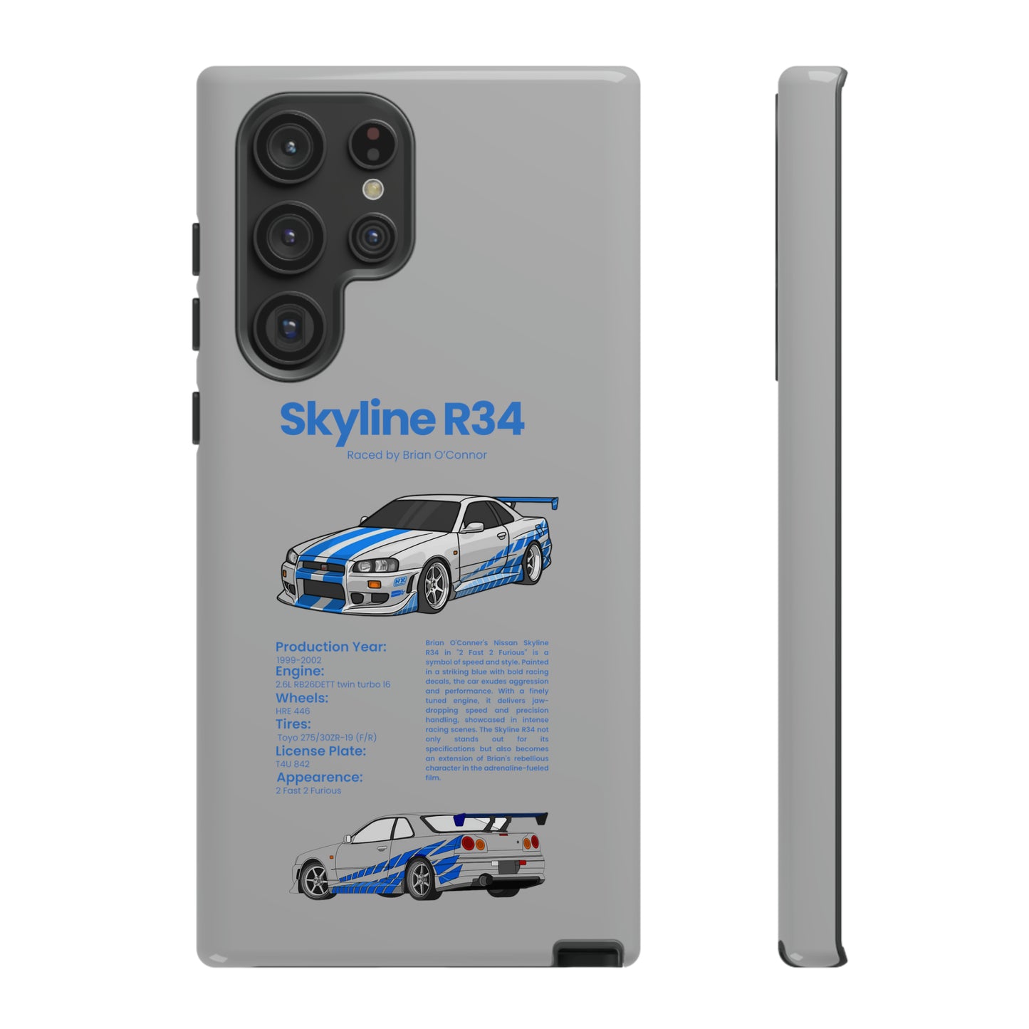 "Skyline R34" Premium Quality Phone Case