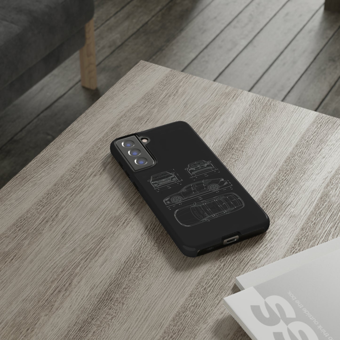 "Car Blueprint RS7" Premium Quality Phone Case