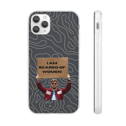 "I am scared of women" High Quality Phone Case