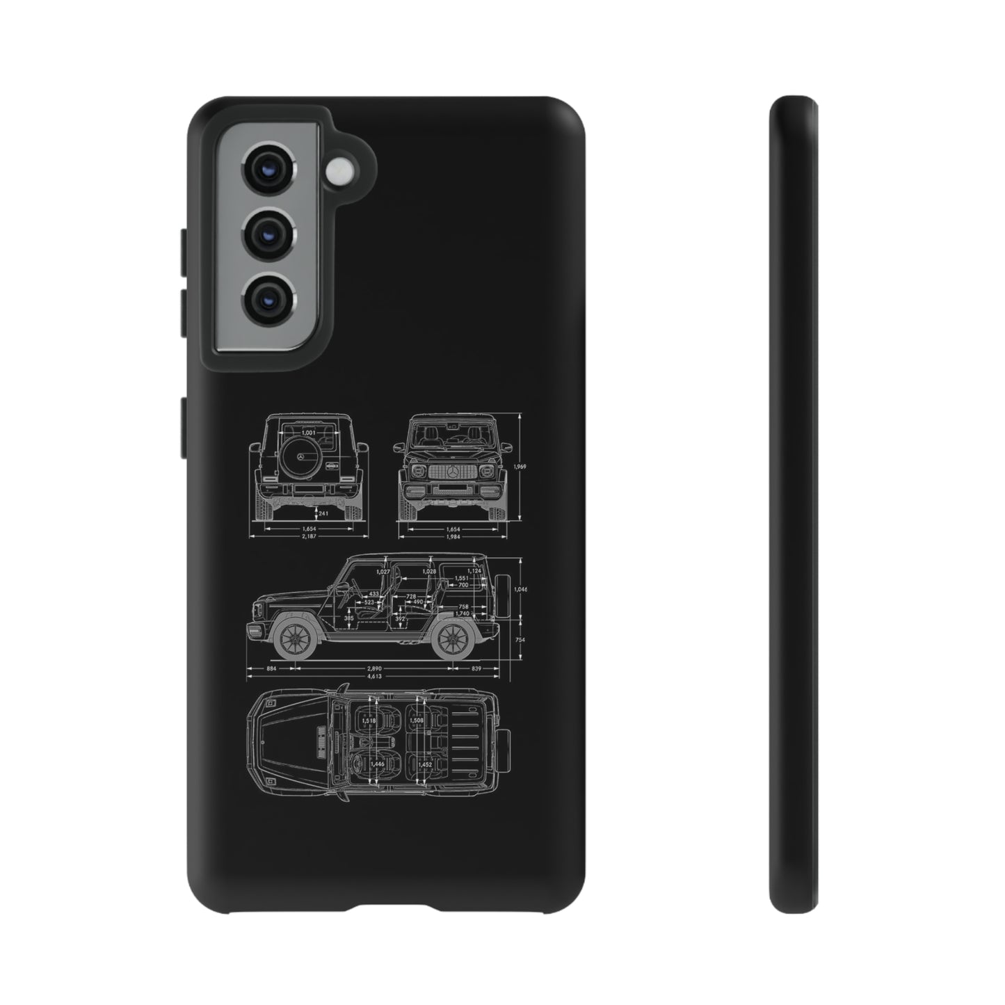 "Wagon Blueprint" Premium Quality Phone Case