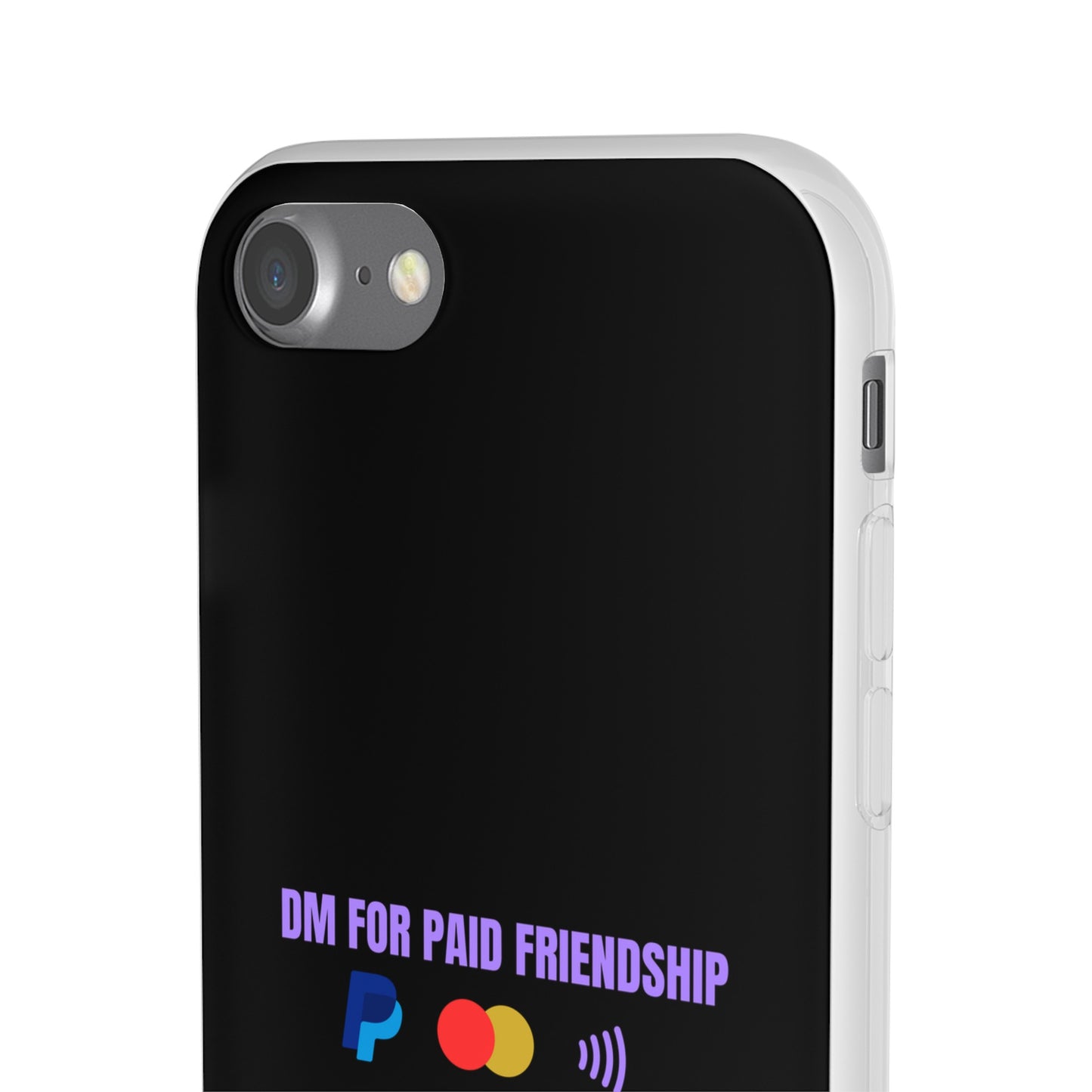 "DM for paid friendship" High Quality Phone Case