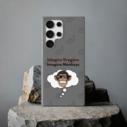 "Imagine Monkeys" High Quality Phone Case