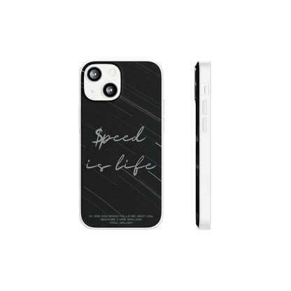 "Speed is life" High Quality Phone Case