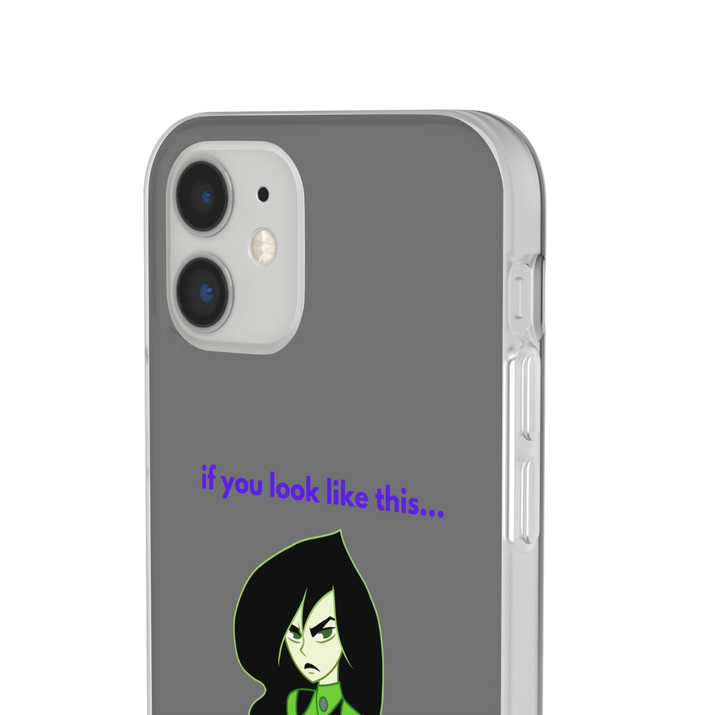 "If you look like this..." High Quality Phone Case