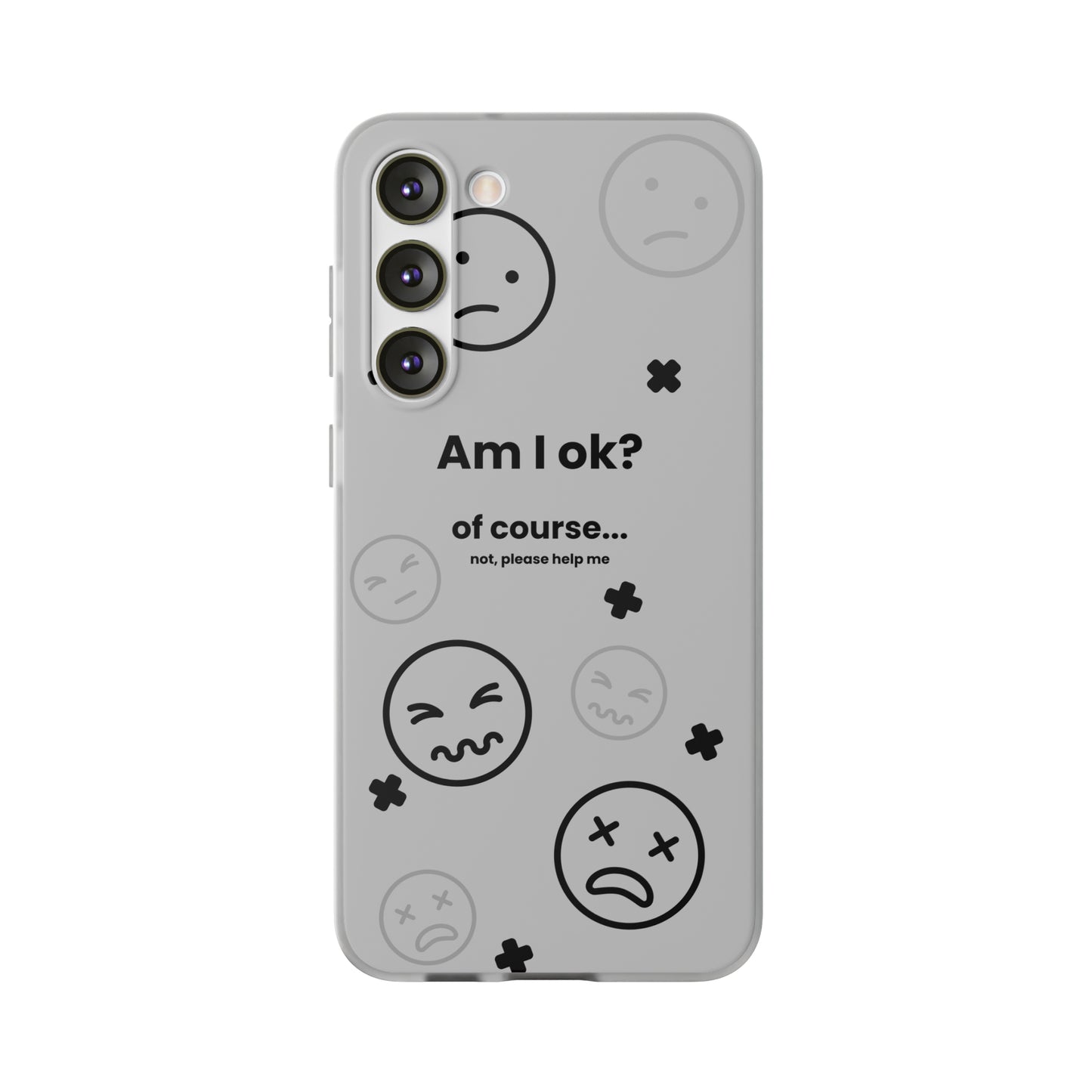 "Am I ok?" High Quality Phone Case