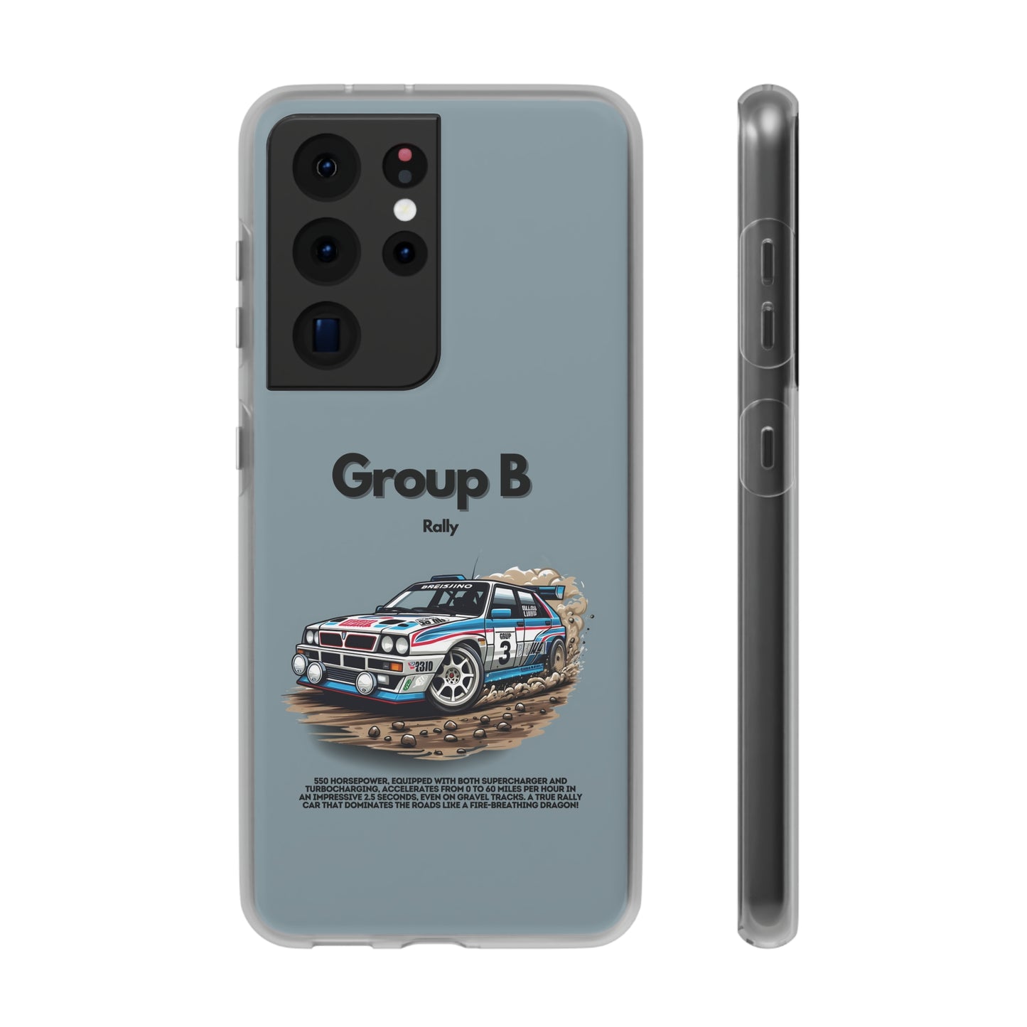 "Group B Rally Delta S4" High Quality Phone Case