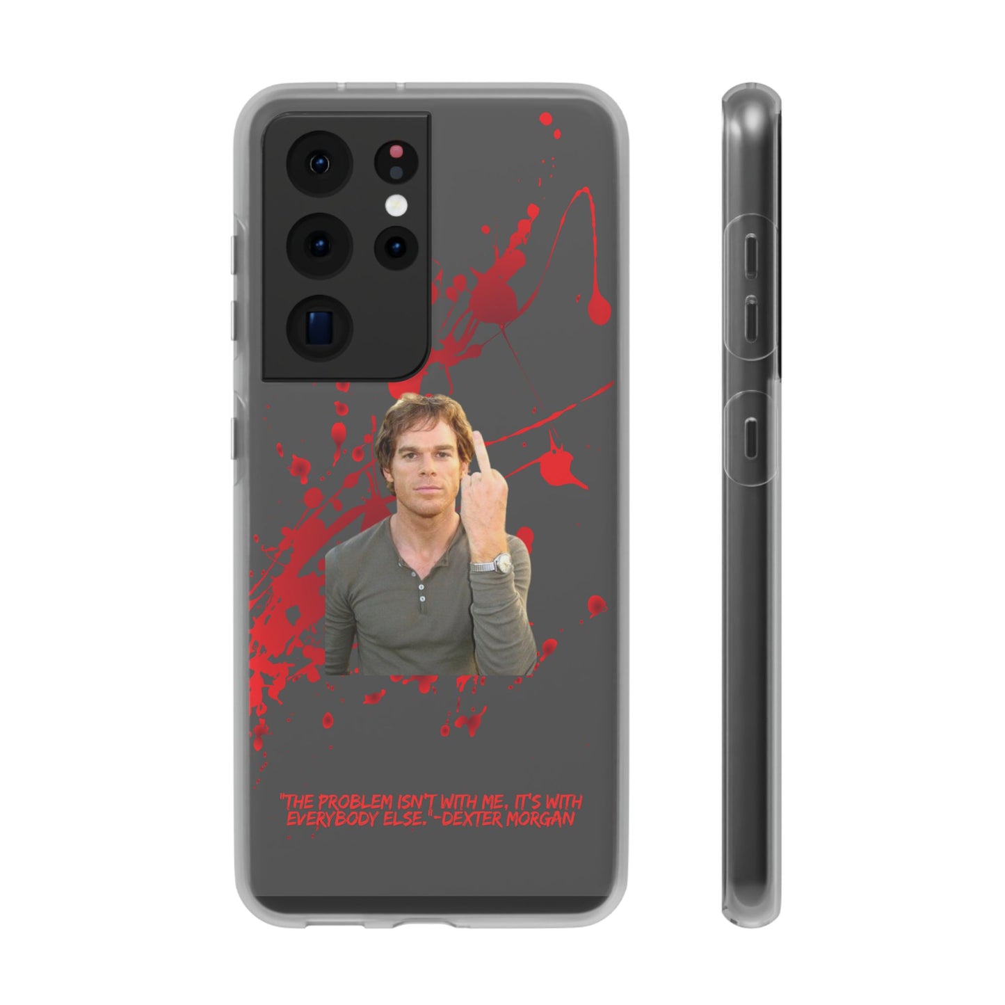 Dexter Middle Finger High Quality Phone Case