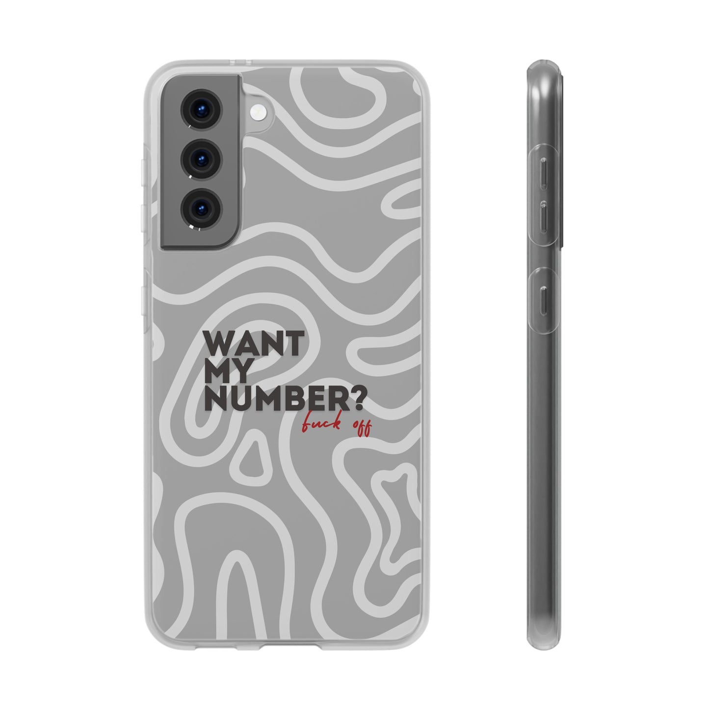 "Want my number?" High Quality Phone Case