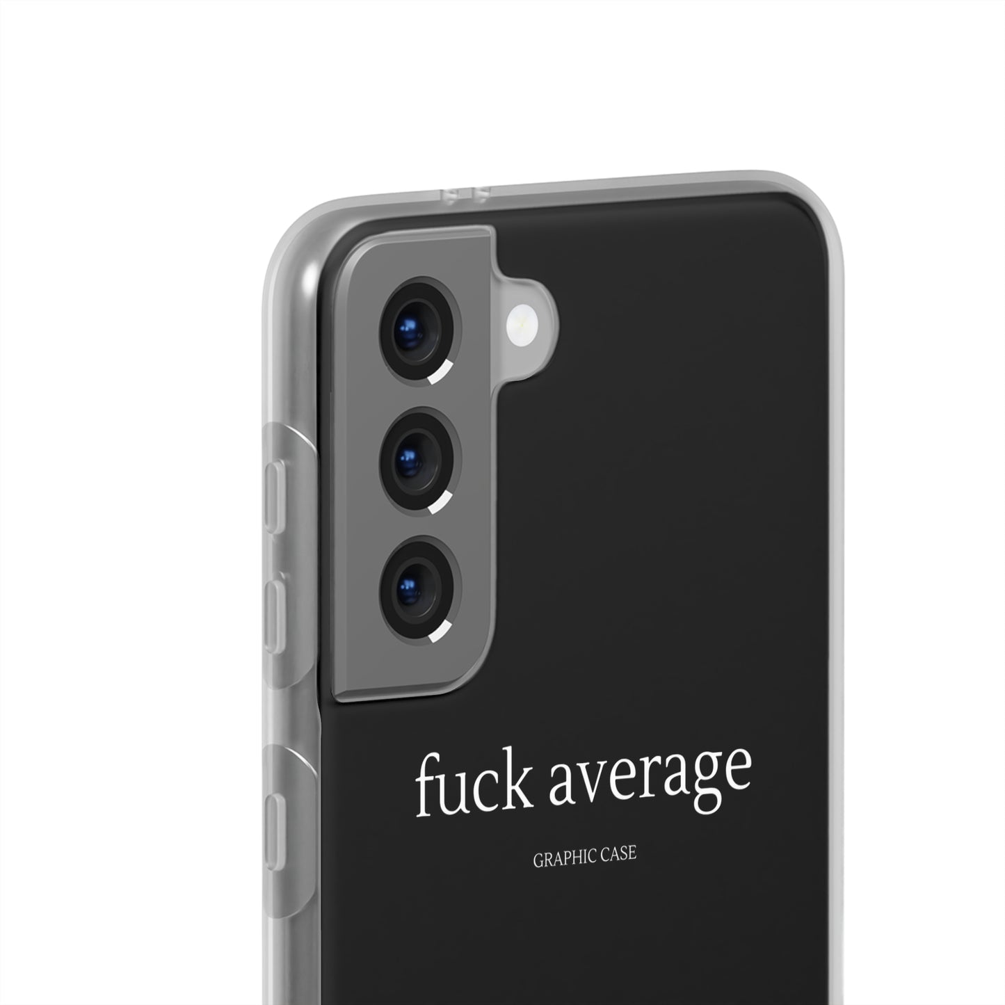 "fuck average" High Quality Phone Case