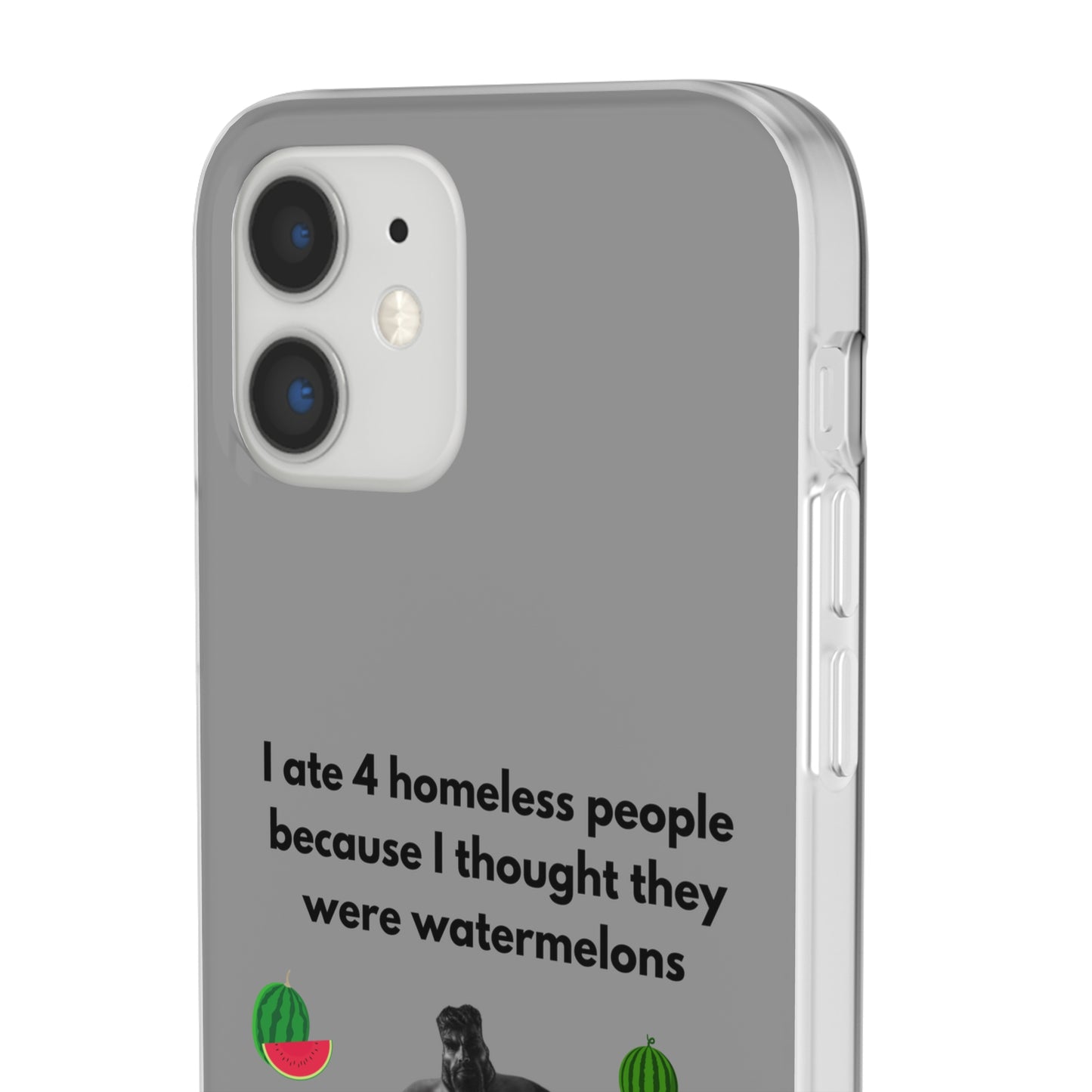 "I ate 4 homeless people" High Quality Phone Cases