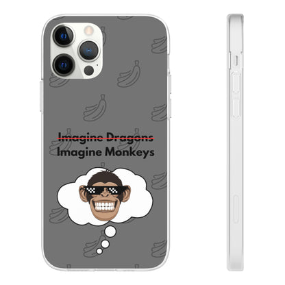 "Imagine Monkeys" High Quality Phone Case