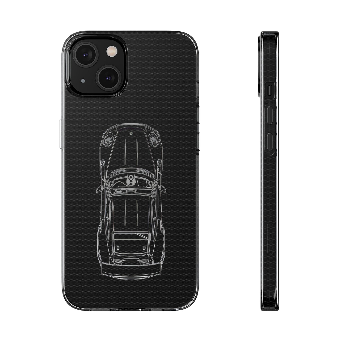 "Car Blueprint" High Quality Phone Case