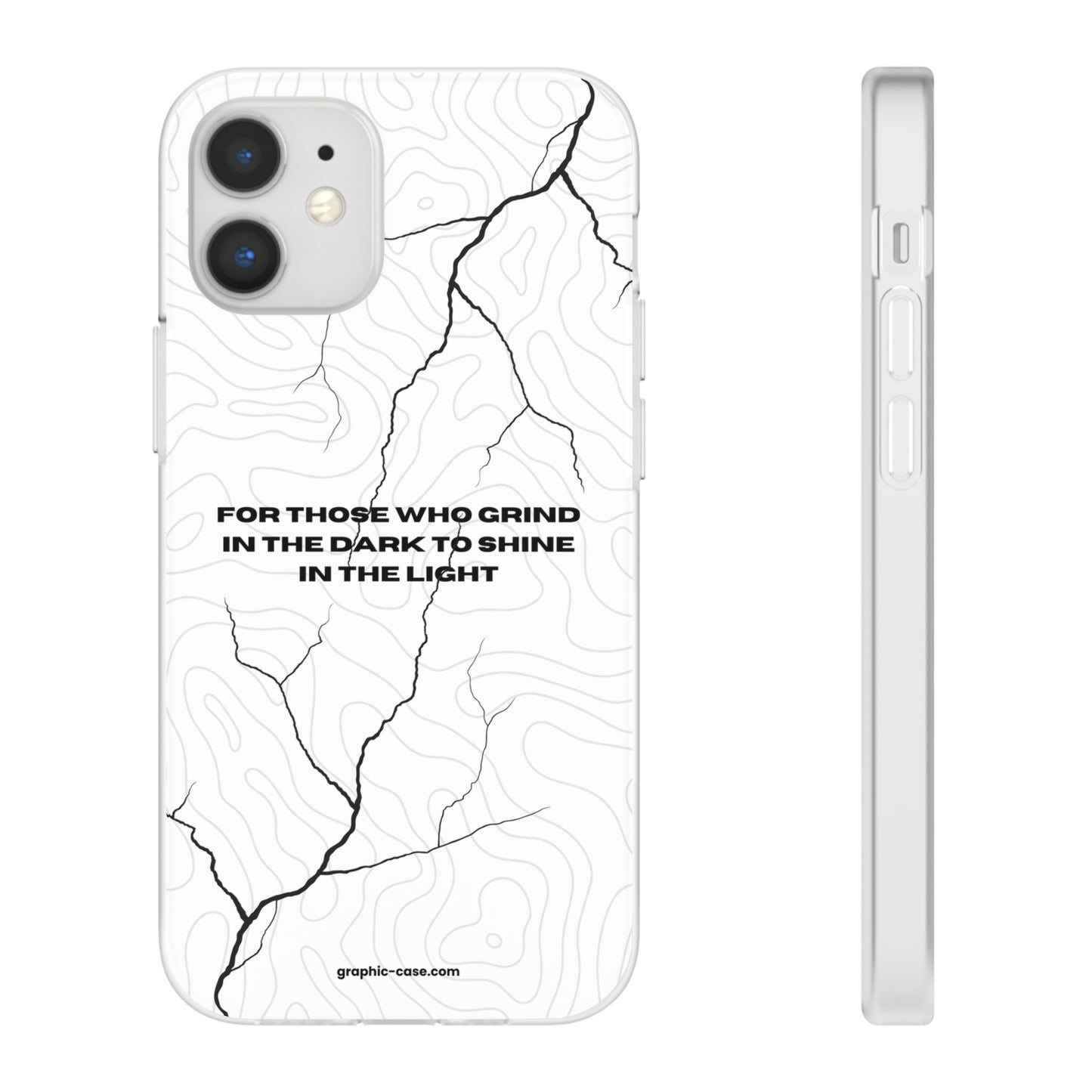 "For those who grind in the dark to shine in the light" High Quality Phone Cases