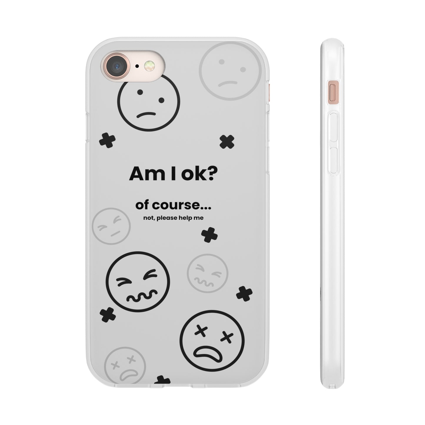 "Am I ok?" High Quality Phone Case