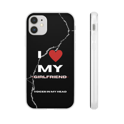 "I love my voices in my head" High Quality Phone Case