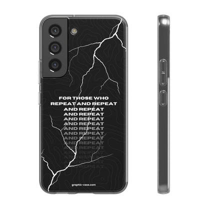 "For those who repeat and repeat..." High Quality Phone Case