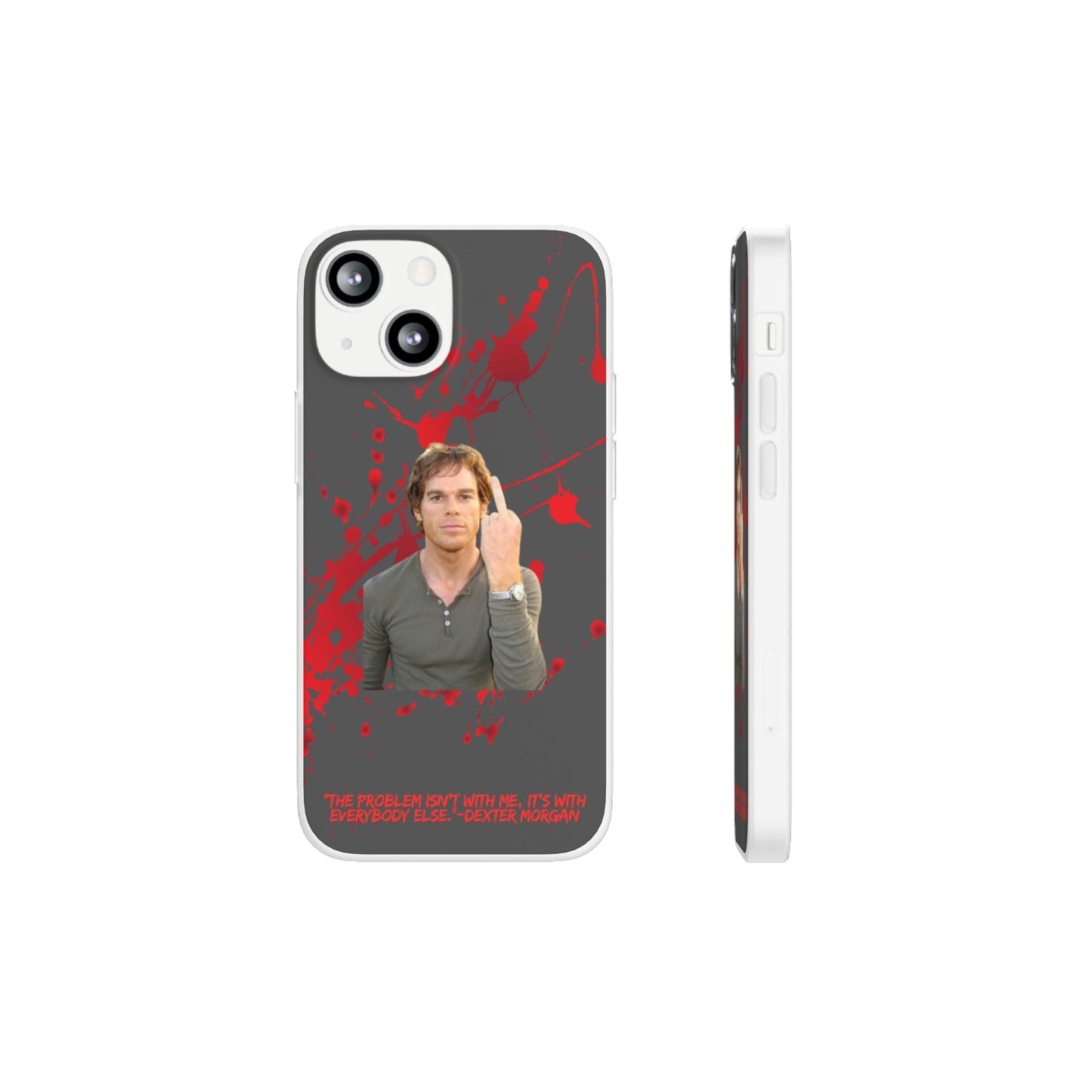 Dexter Middle Finger High Quality Phone Case