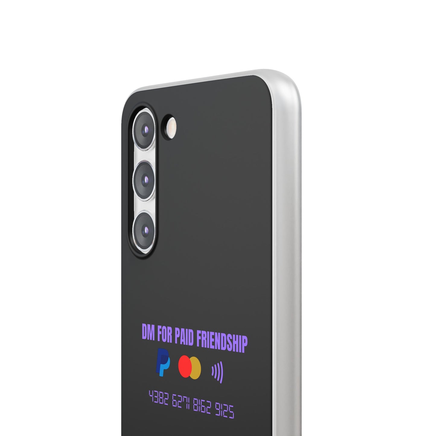 "DM for paid friendship" High Quality Phone Case