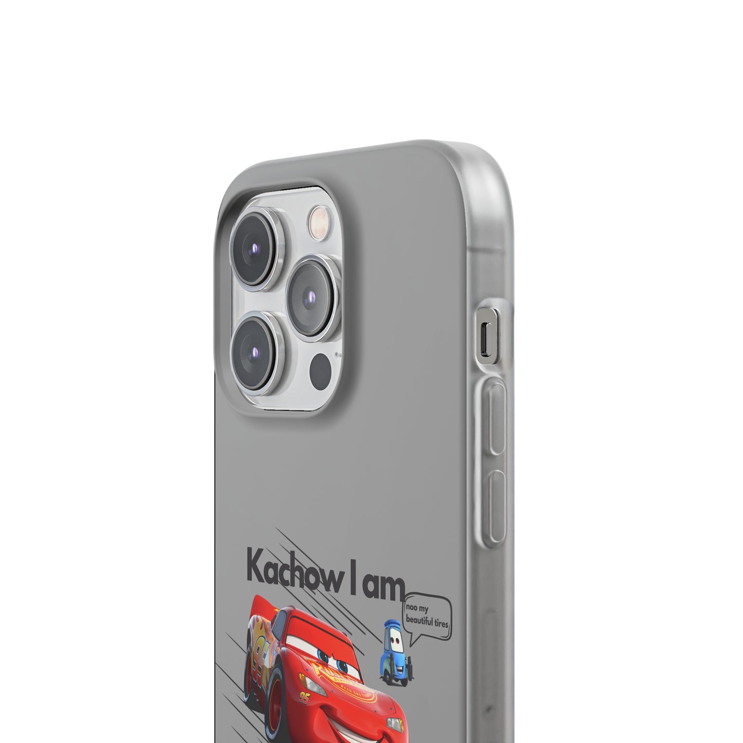 "Kachow into a tree" High Quality Phone Case