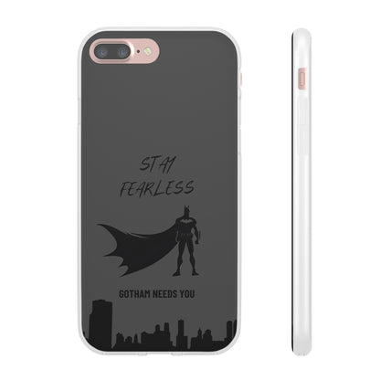 "Stay fearless, Gotham needs you" High Quality Phone Case