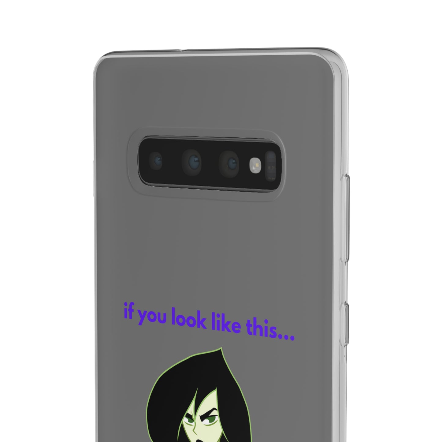 "If you look like this..." High Quality Phone Case