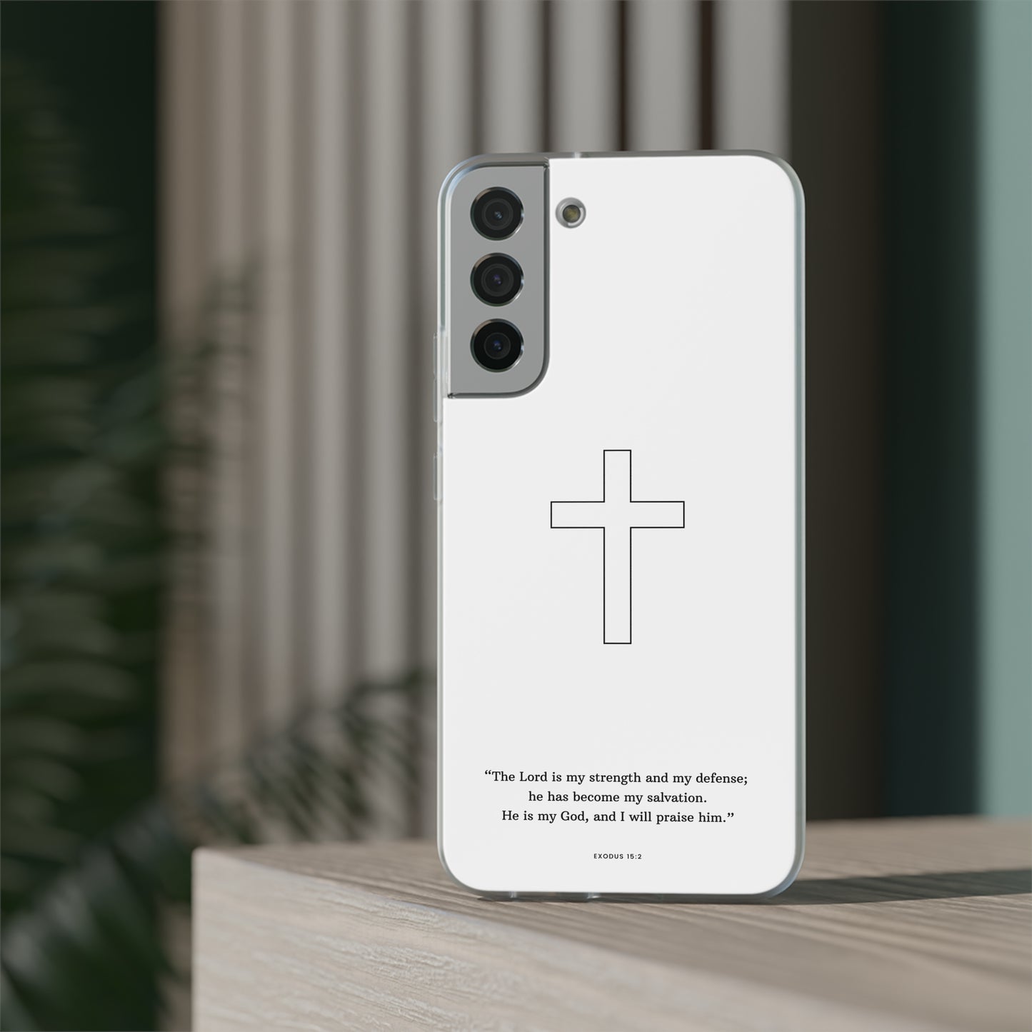 "Exodus 15:2" High Quality Phone Case