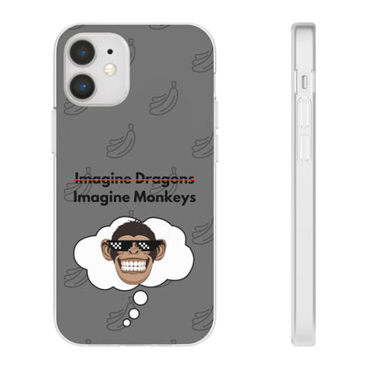 "Imagine Monkeys" High Quality Phone Case