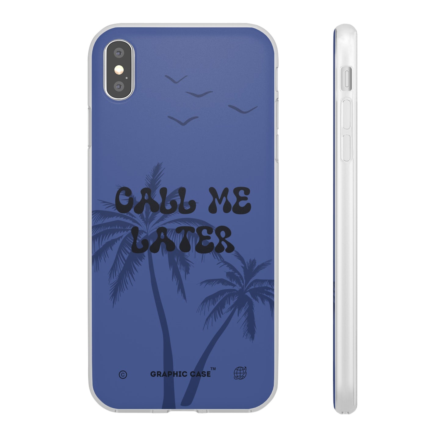 "Call me later" High Quality Phone Case