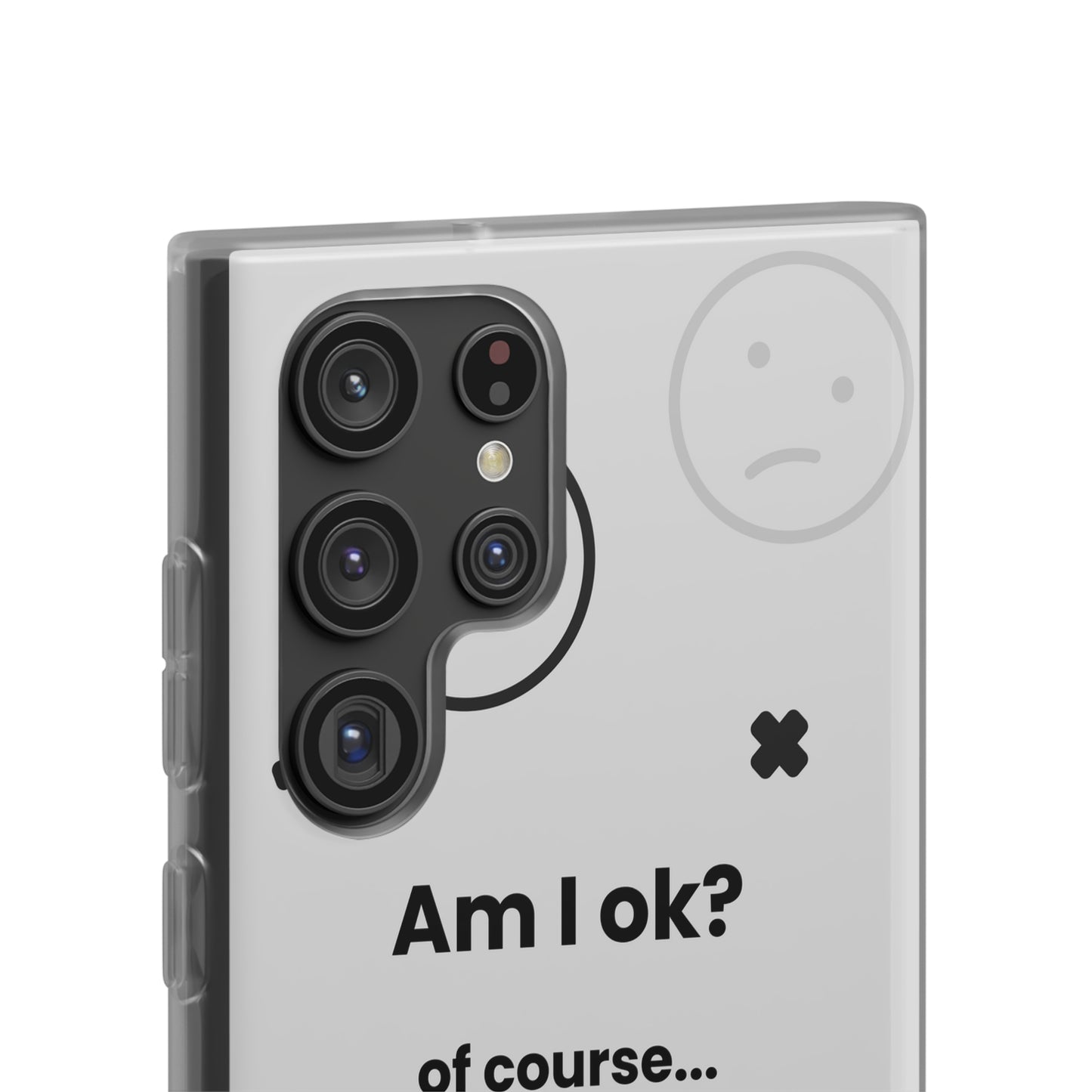 "Am I ok?" High Quality Phone Case