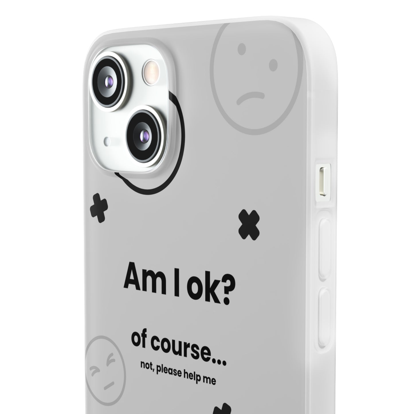 "Am I ok?" High Quality Phone Case