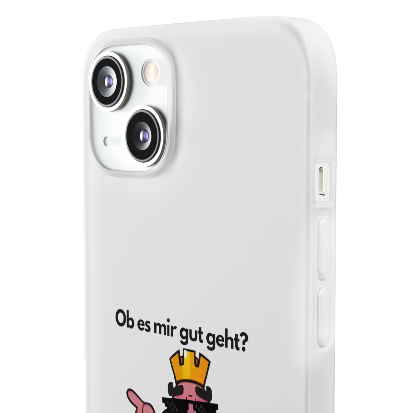 "Ob es mir gut geht? Natürlich... nicht" High Quality Phone Case