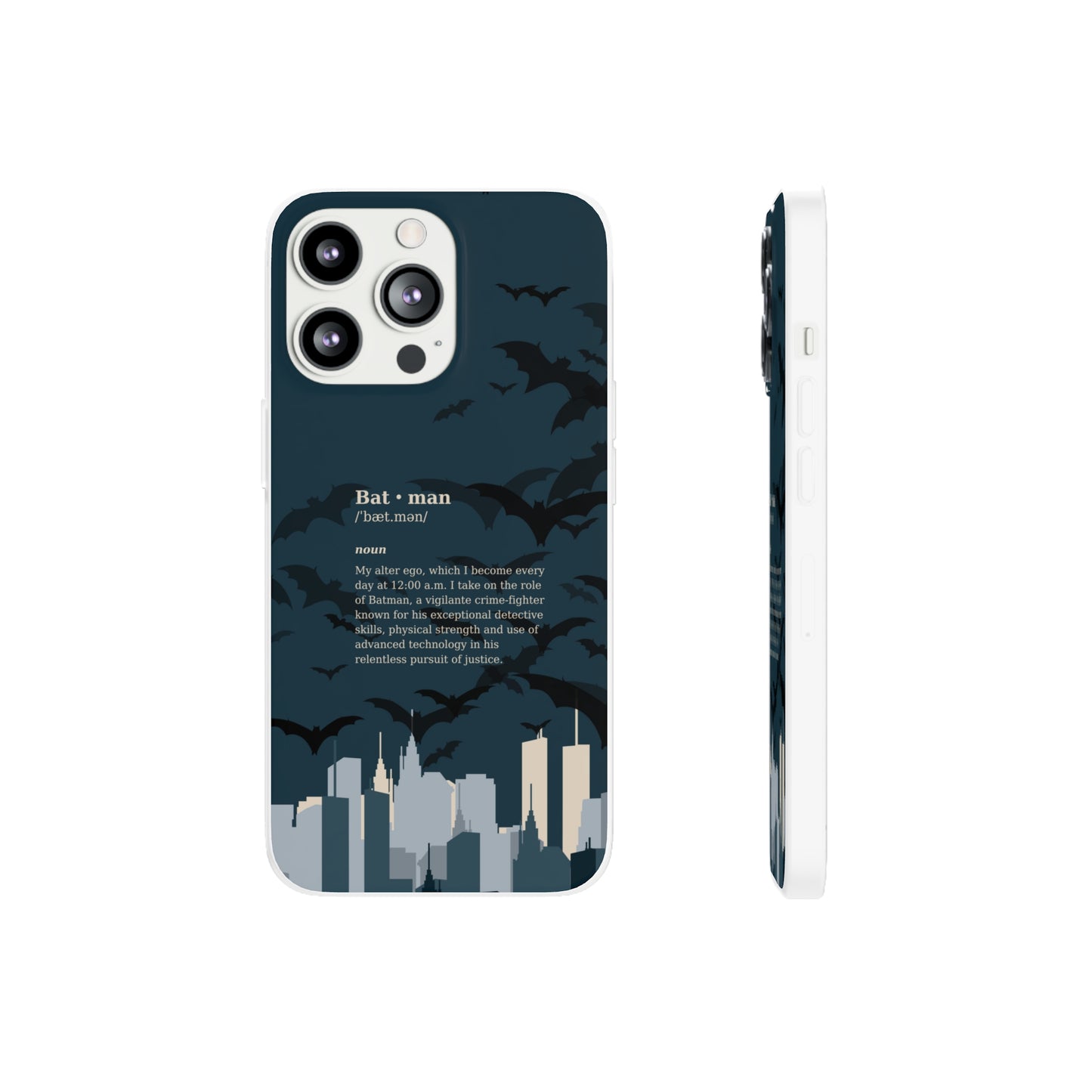 "Batman Definition" High Quality Phone Case