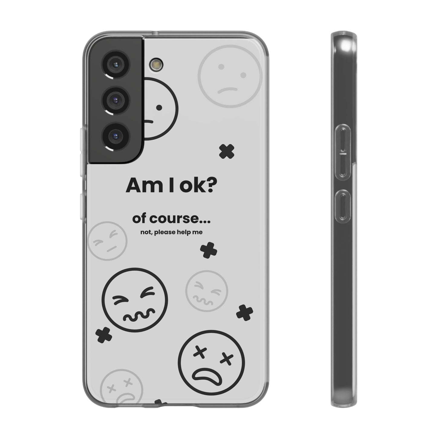 "Am I ok?" High Quality Phone Case