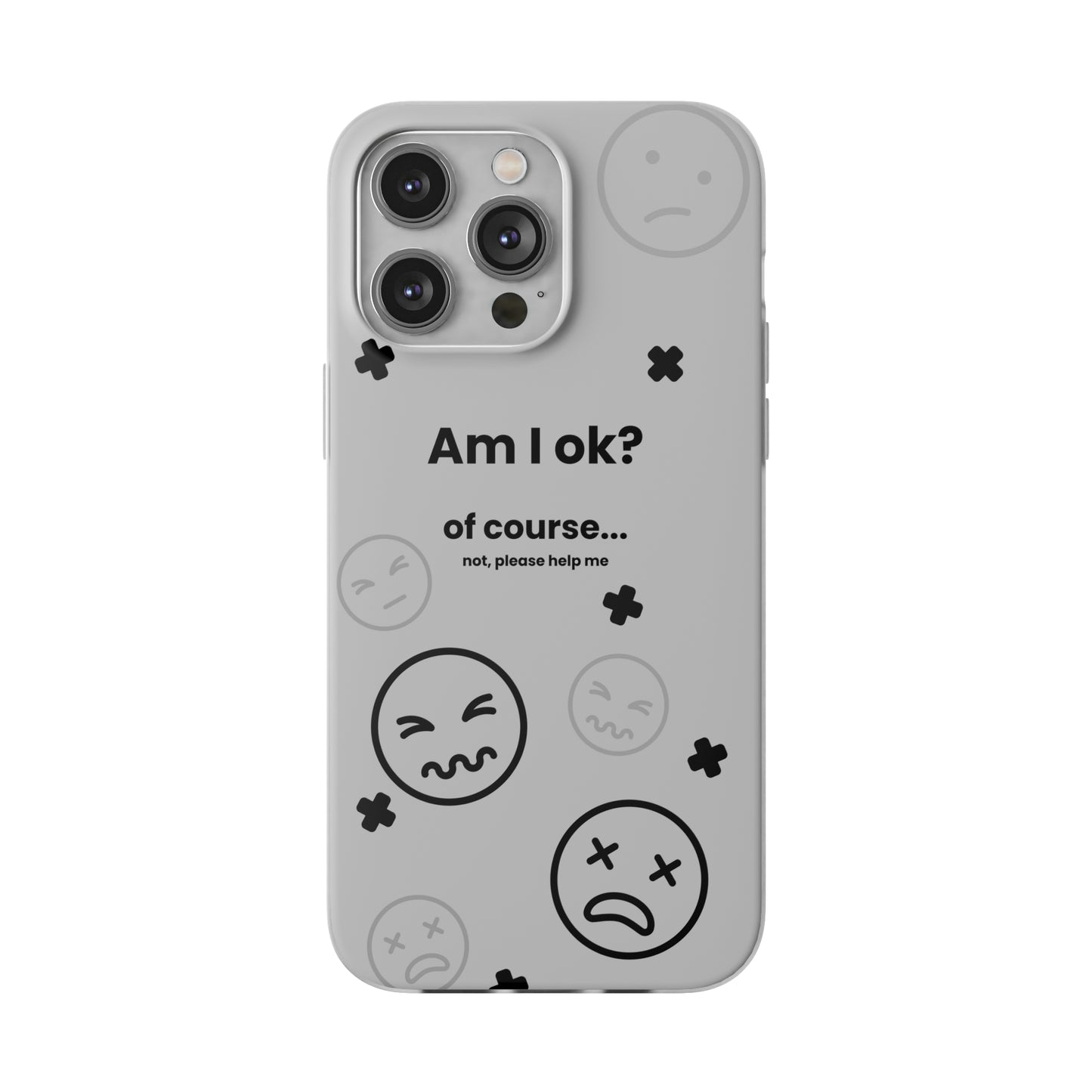 "Am I ok?" High Quality Phone Case