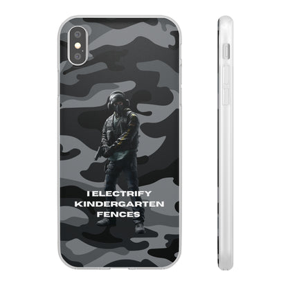 "I electrify kindergarten fences" High Quality Phone Case