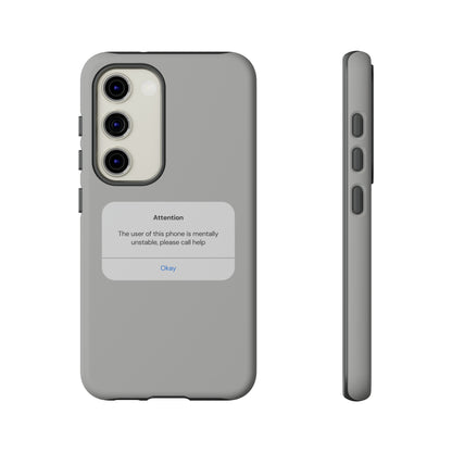 "Attention Notification" Premium Quality Phone Case