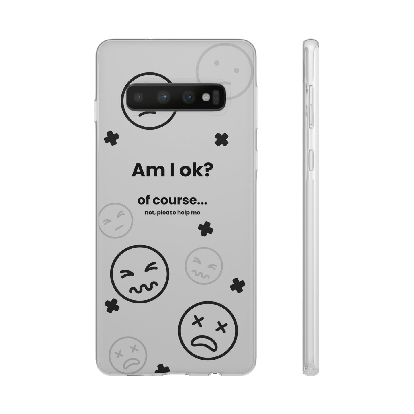 "Am I ok?" High Quality Phone Case