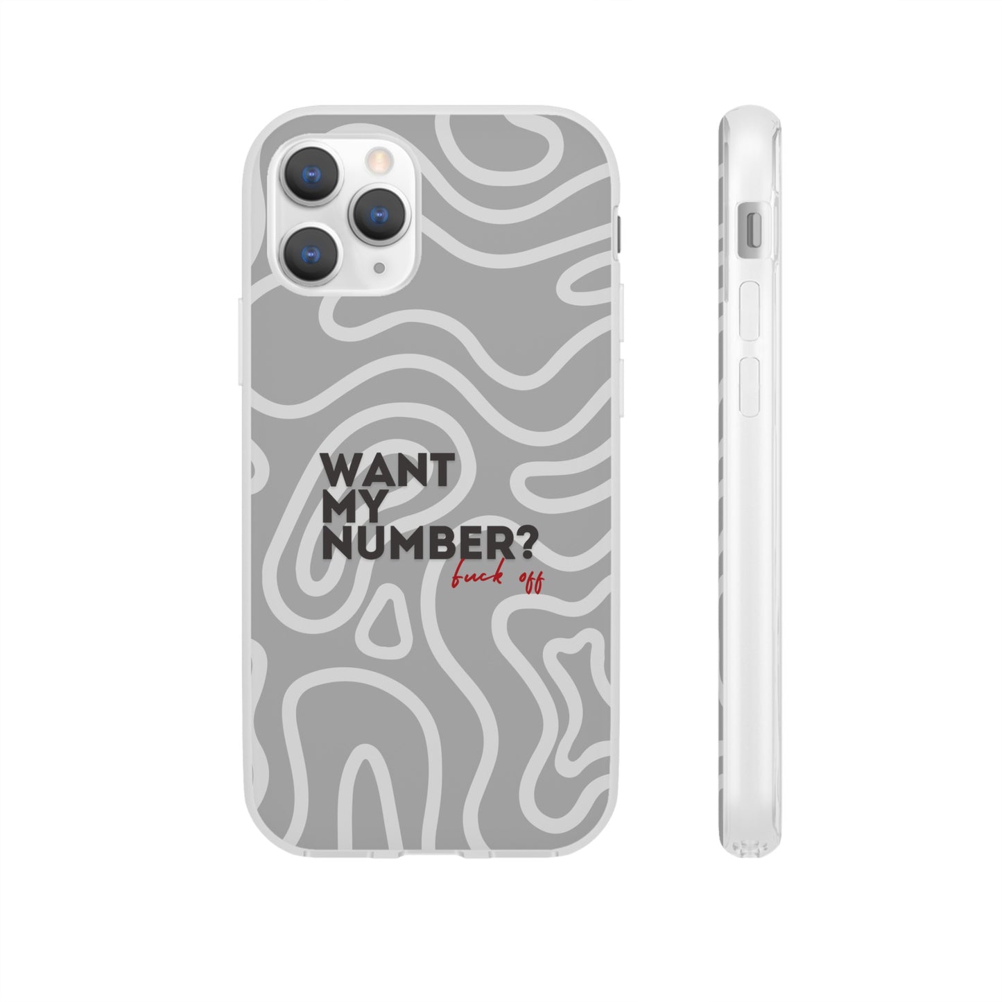 "Want my number?" High Quality Phone Case