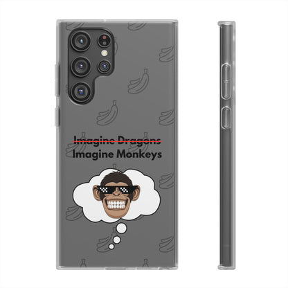 "Imagine Monkeys" High Quality Phone Case