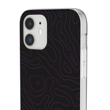 "Purple Topography" High Quality Phone Case