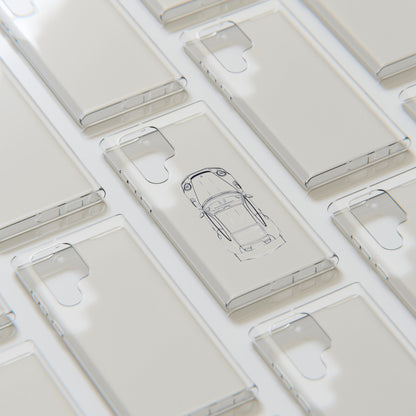 "Car Blueprint" High Quality Phone Case