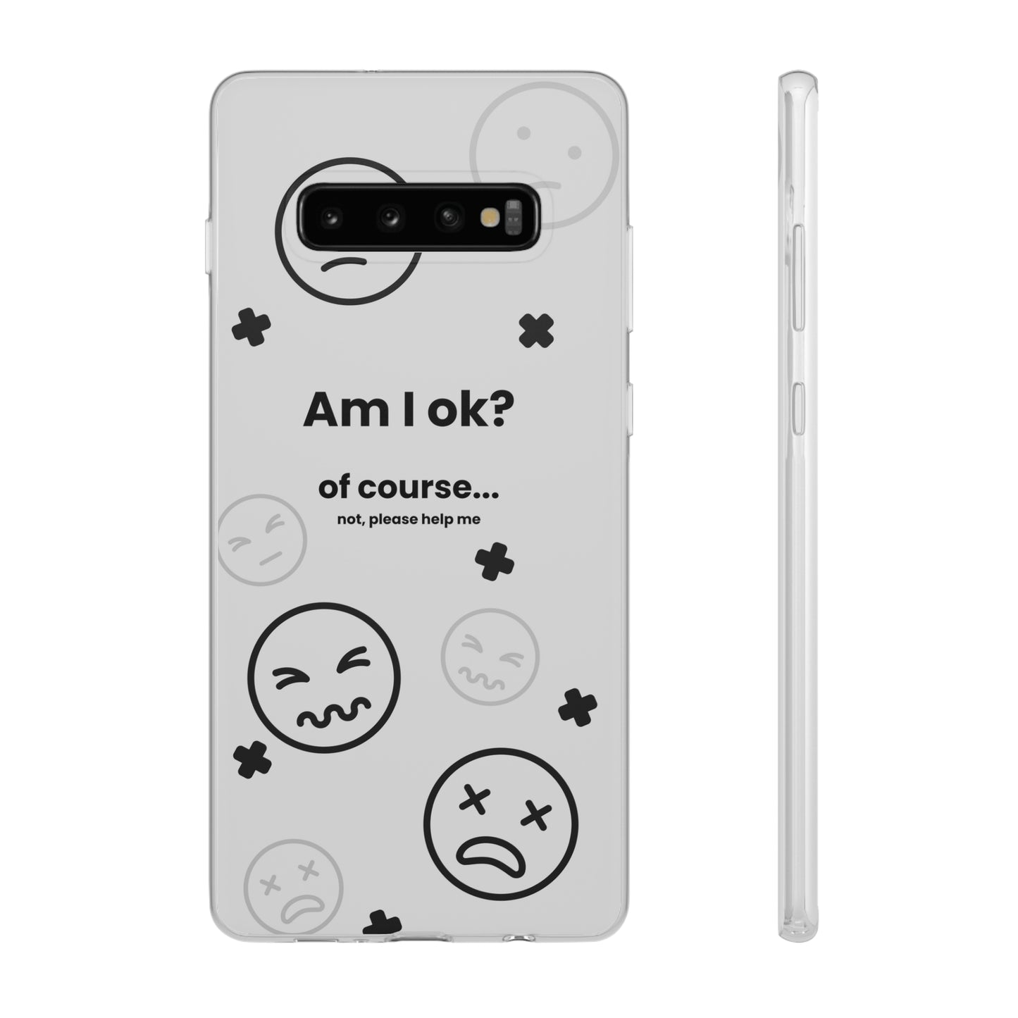 "Am I ok?" High Quality Phone Case