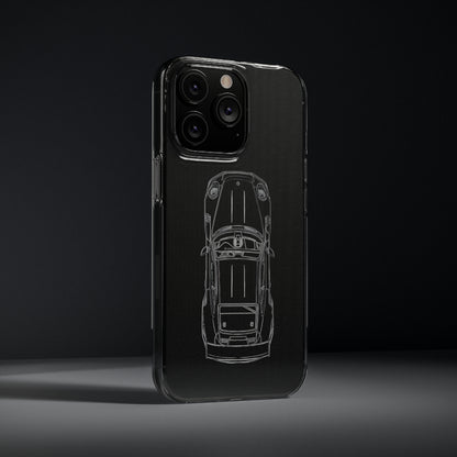 "Car Blueprint" High Quality Phone Case