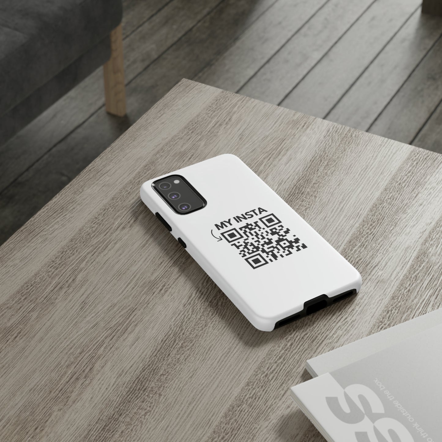 "Scan for Rick Roll" Premium Quality Phone Case