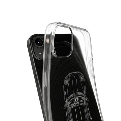 "Car Blueprint" High Quality Phone Case